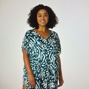 NWT Anne Cole Easy Tunic Swimsuit Cover Up for Beach or Pool Lounge NWT!!